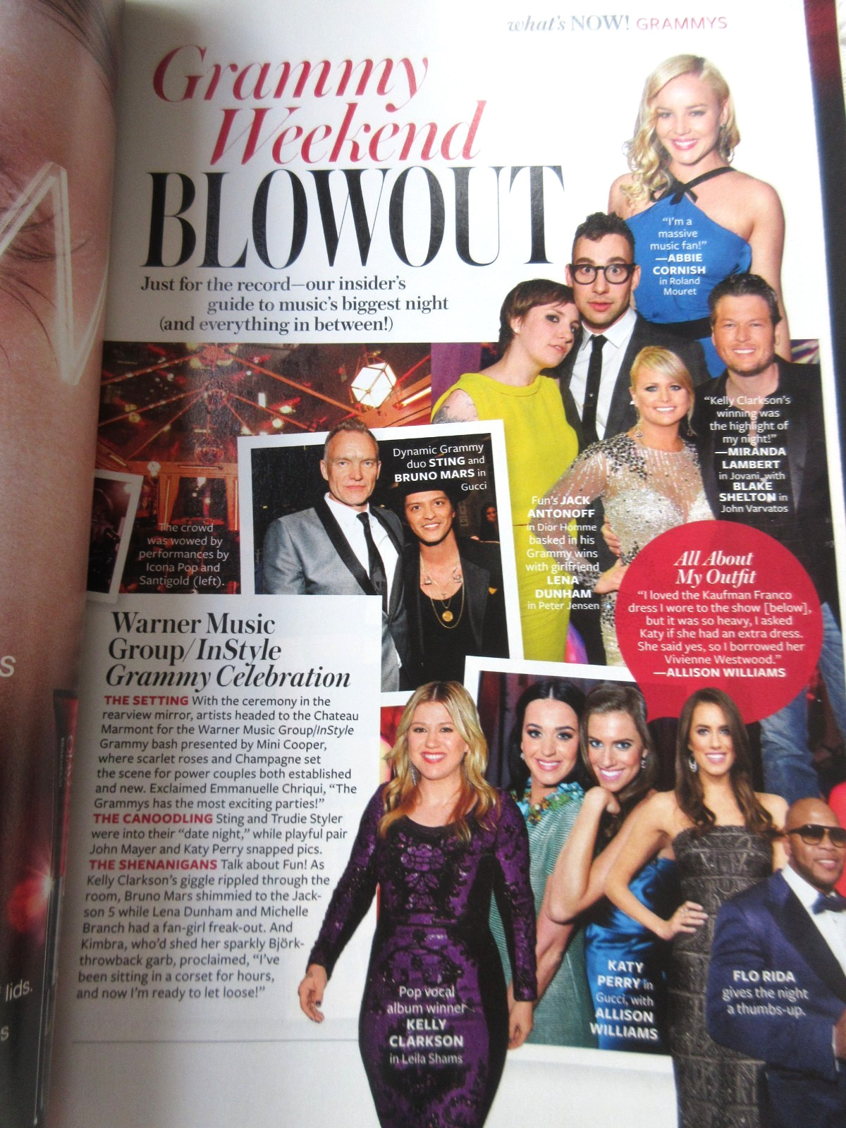 IN STYLE APRIL 2013 ZOOEY DESCHANEL 440 PAGES COLOR ISSUE FROM NEW TO IT GIRL