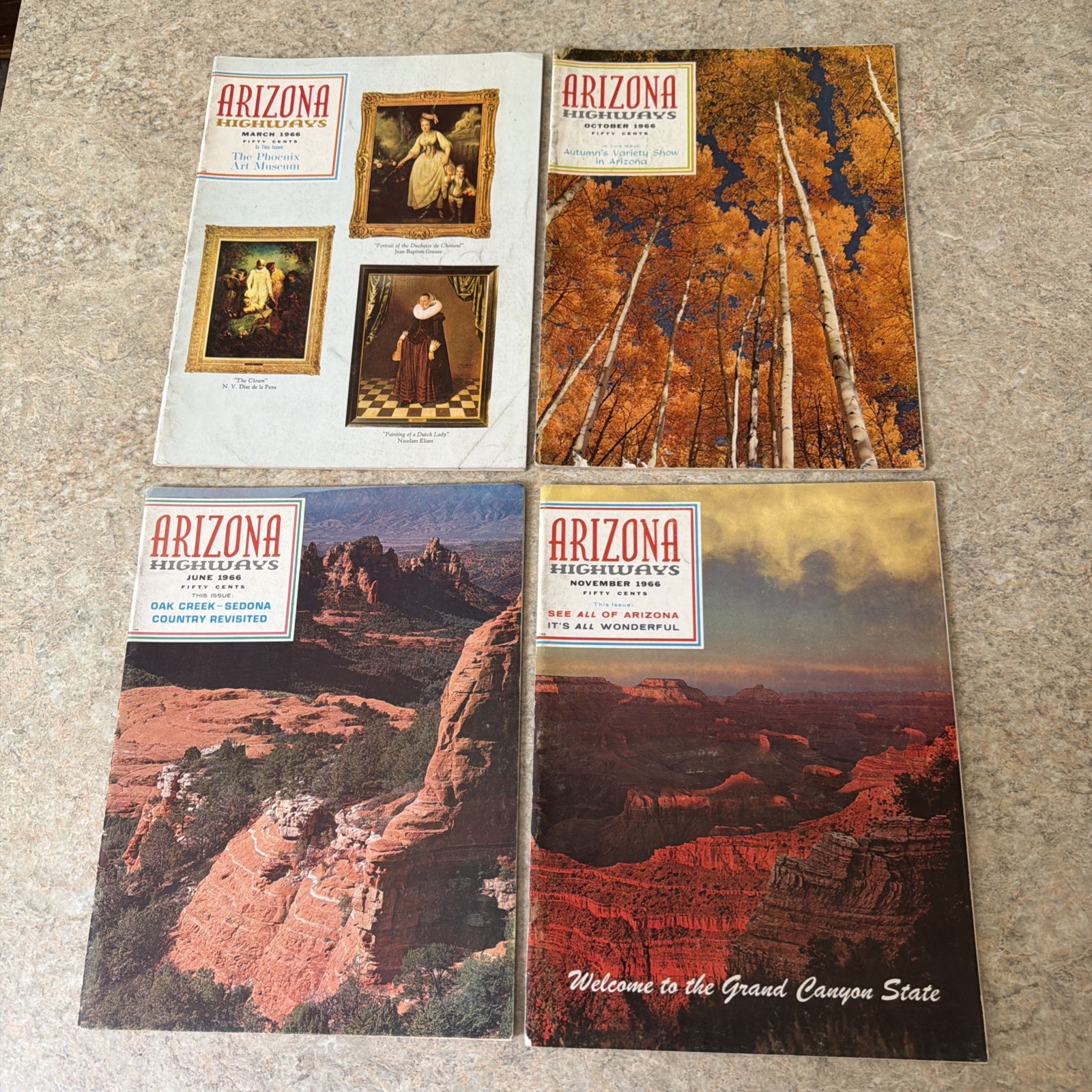 Vintage Arizona Highways Magazines – Lot of 45 – Assorted Issues from 1964-1980