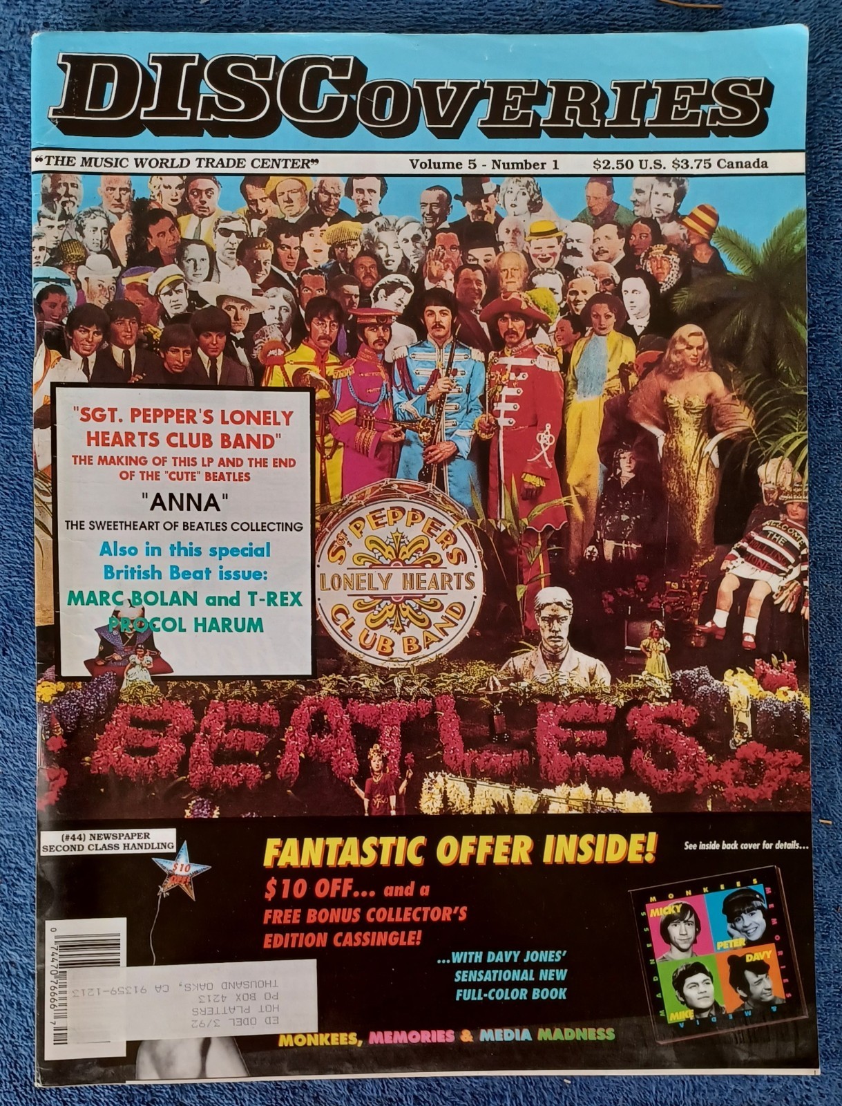 Discoveries – Beatles / Sgt. Pepper’s – Cover Story – Jan. 1992 – 138 pages