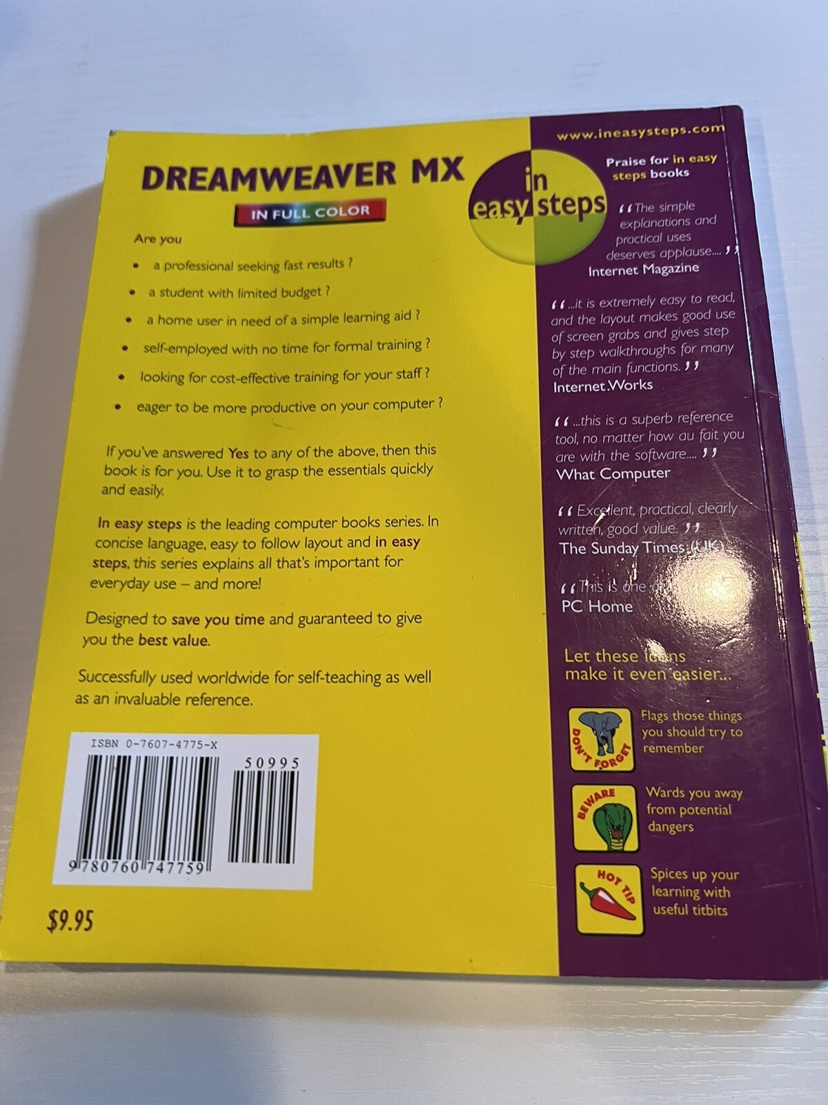 Dreamwevaer MX for Windows and Mac Nick Vandome