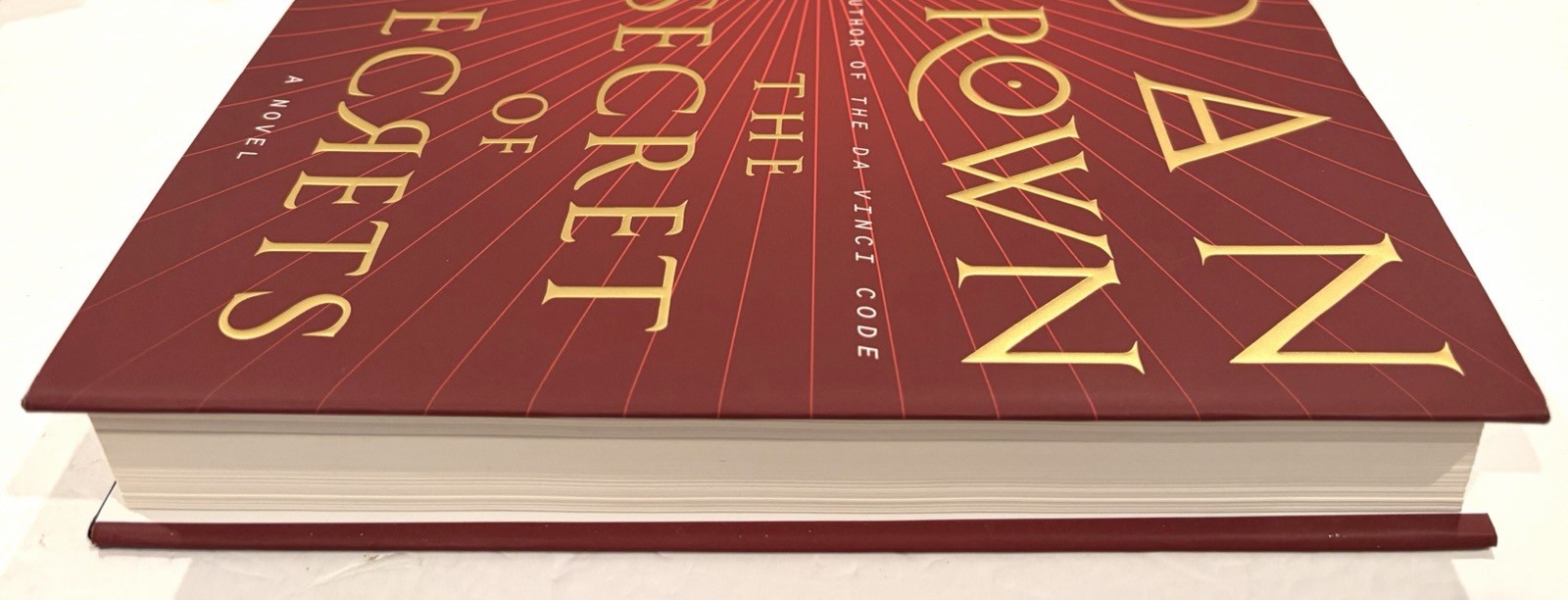 NEW-The Secret of Secrets Dan Brown Robert Langdon 2025 HC 1st Ed./1st Print