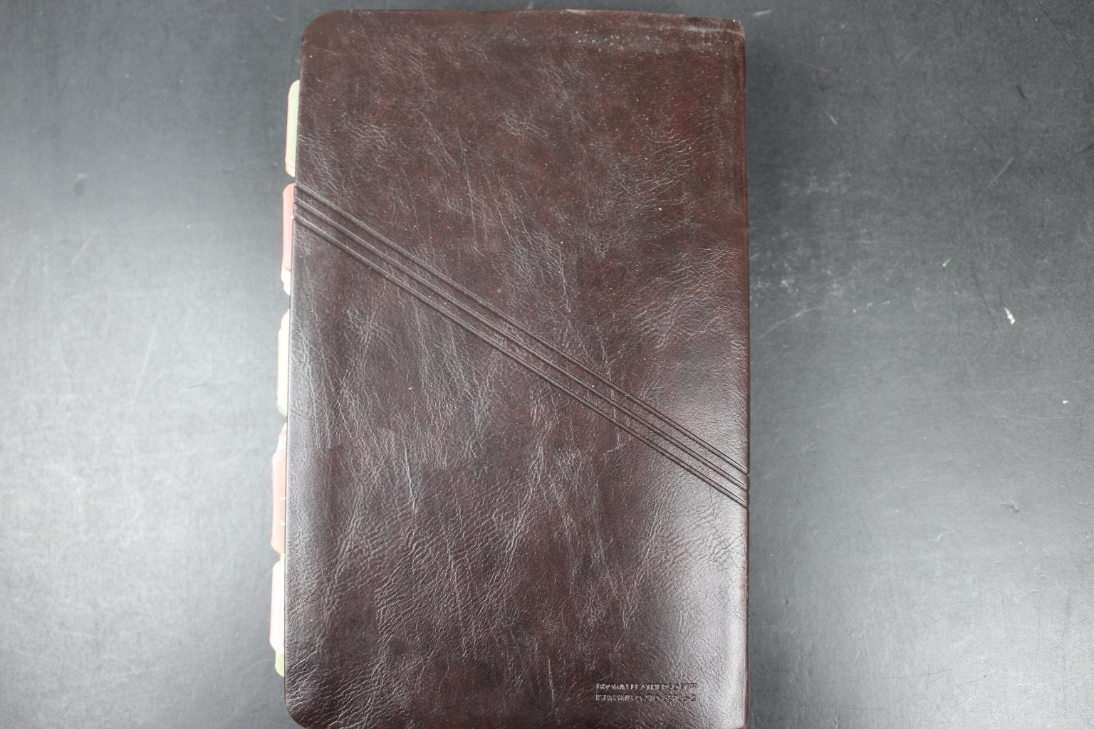 Holy Bible NIV Giant Print Thumb Index Brown Faux Leather Zondervan