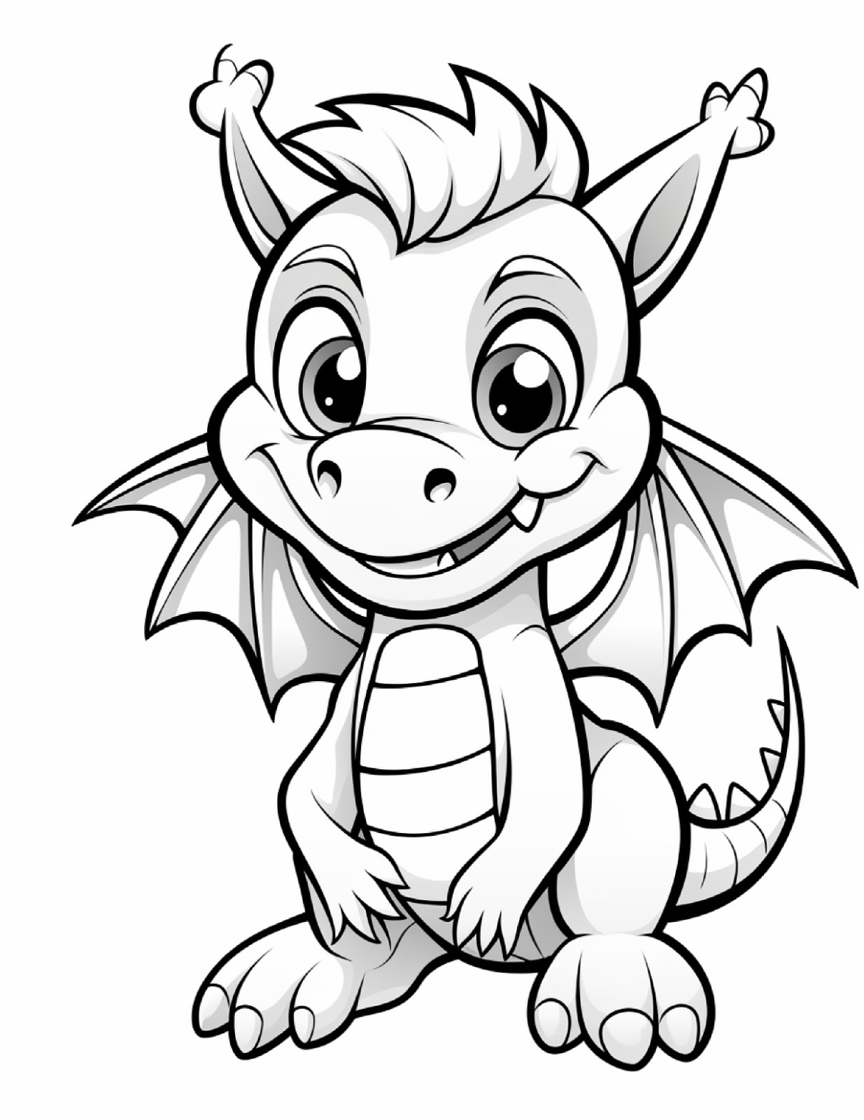 Baby Dragons Coloringbook geat fun for everone and all ages