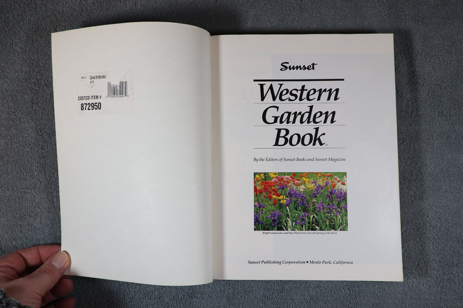 Sunset Western Garden Book, 10th printing 1994, Color. 592 Pages