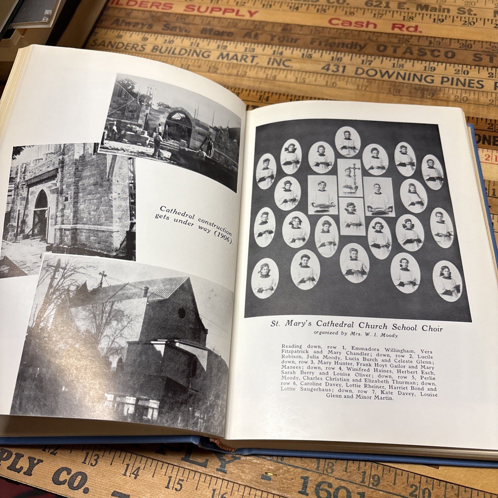 St. Mary’s Cathedral of Memphis HB w/out dj-1958-John H. Davis-264 pages