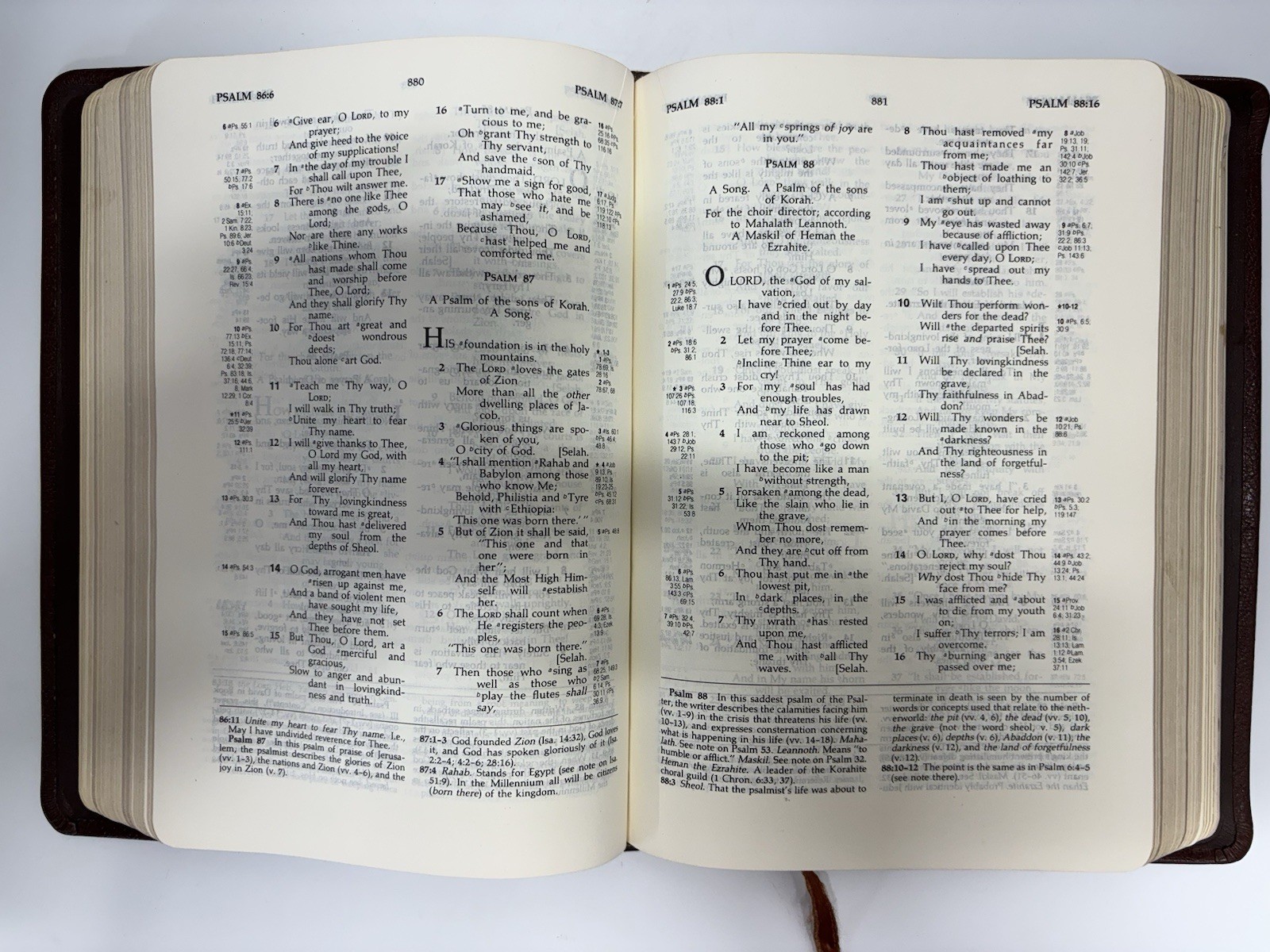 Ryrie Study Bible 1978; NASB 1977 Red; Red Letter; Moody Press