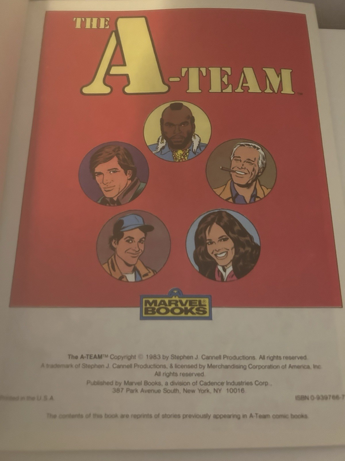 Vtg 1983 Marvel Books The A-Team Story Book Comics Mr. T Ateam A Team Storybook