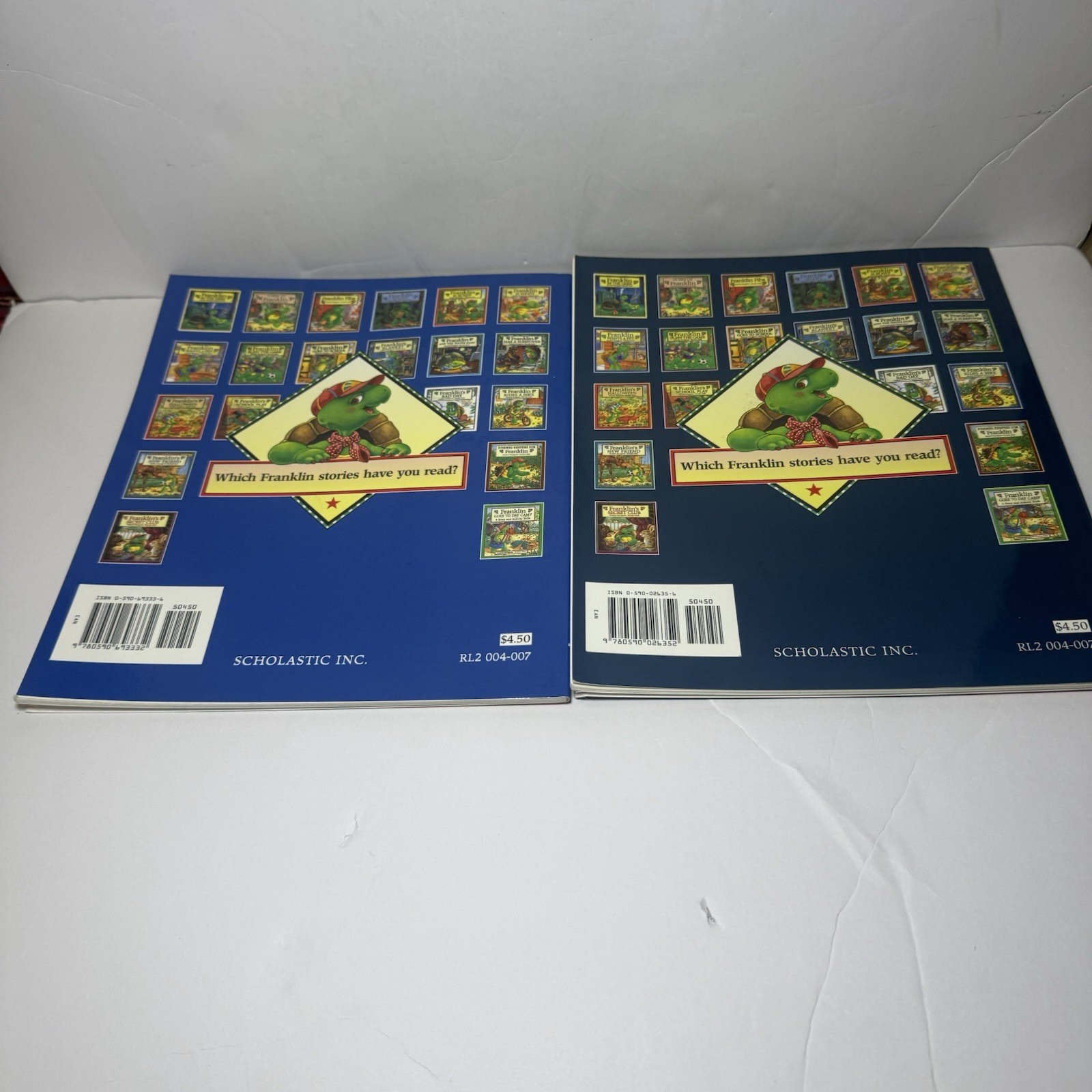Lot Of 12 Franklin the Turtle Picture Books Paulette Bourgeois & Brenda Clark