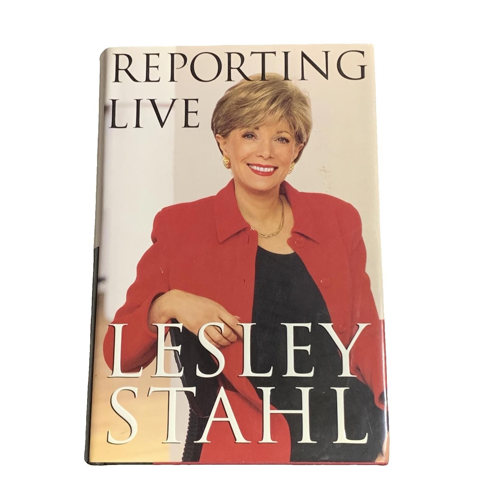 Reporting Live by Lesley Stahl Hardcover Memoir CBS News Journalism