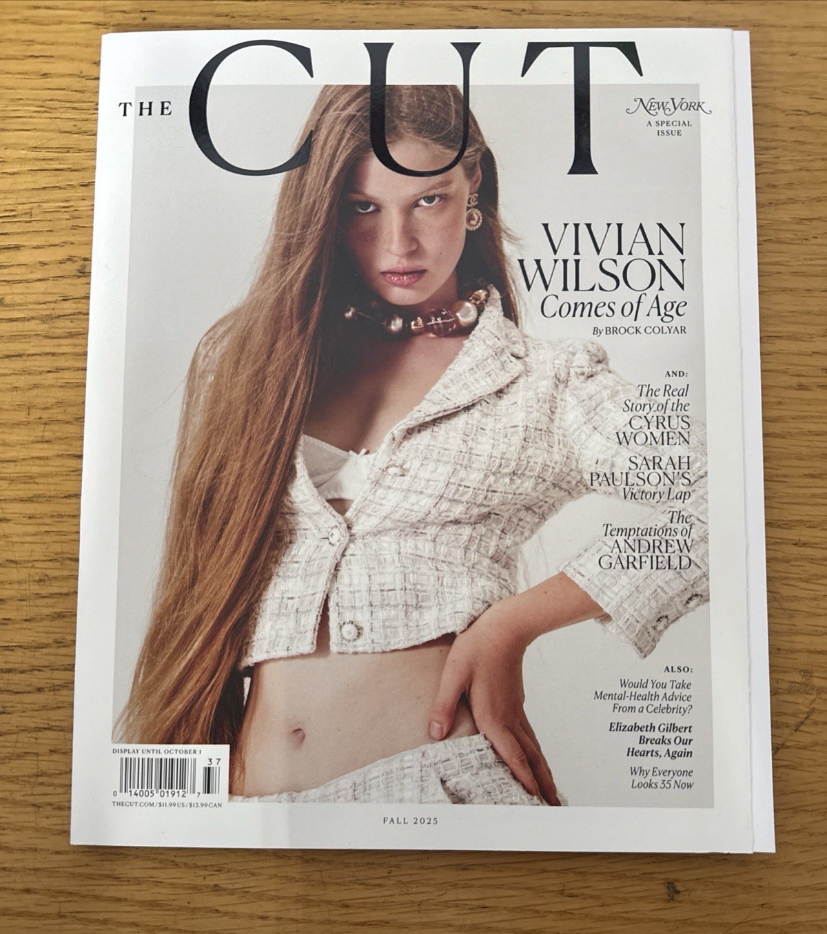THE CUT MAGAZINE-NEW YORK A SPECIAL ISSUE-FALL 2025-VIVIAN WILSON-Brand New