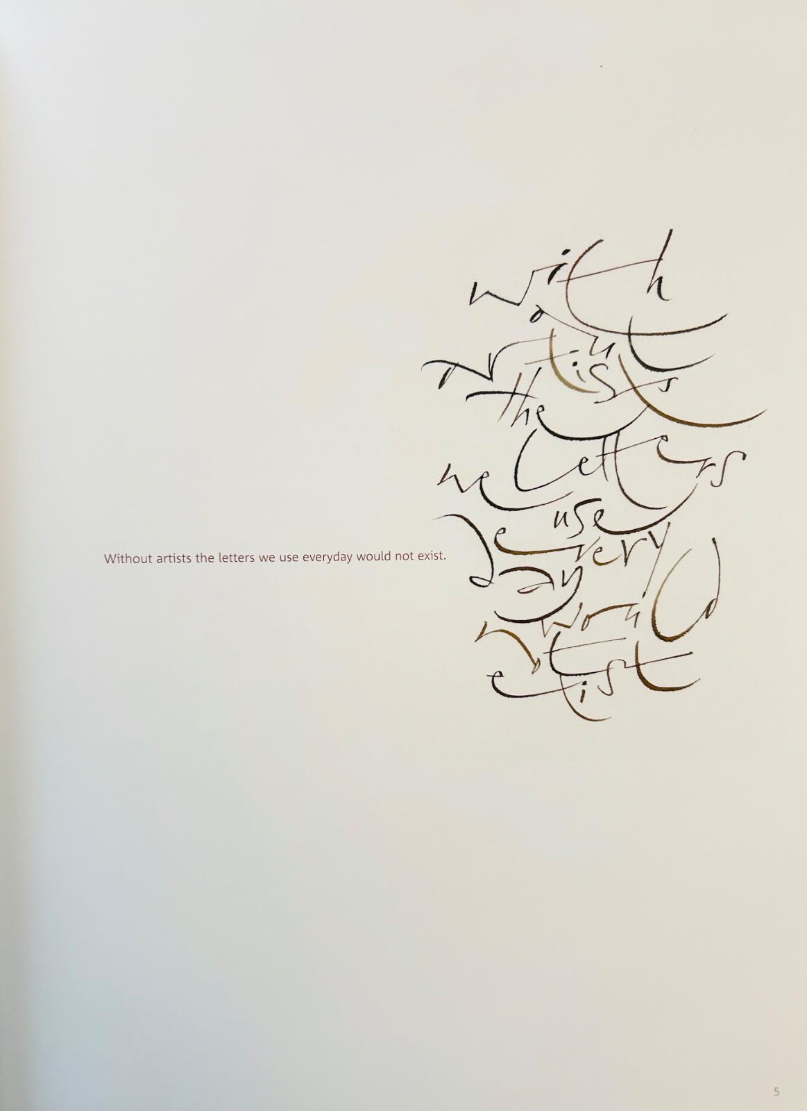 Scribe: Artist of the Written Word, John Stevens HCDJ RARE out of print