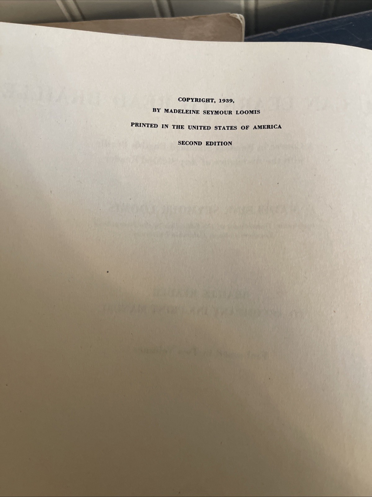 You Can Learn to Read Braille by Madeleine Seymour Loomis 1939 Second Edition