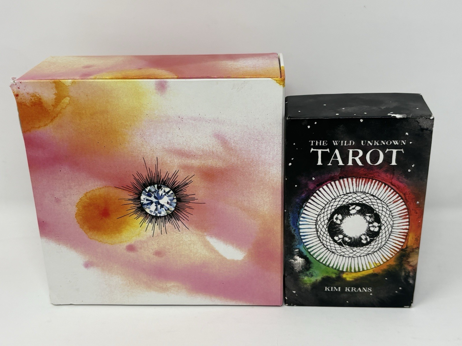 Lot of 2 The Wild Unknown Tarot & Archetypes Oracle Deck Kim Krans Complete Used