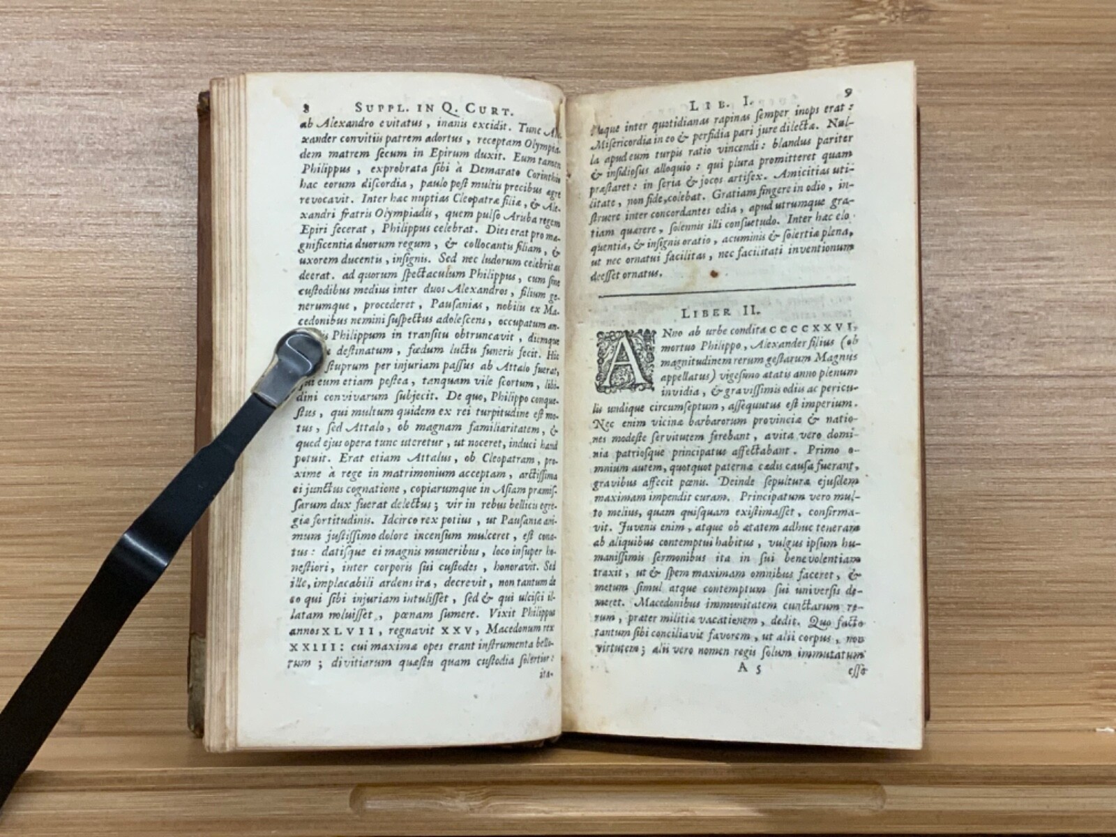1660 Q. Curtii Rufi, Historiarum libri: Alexander Magnus. Elzevir Publishing