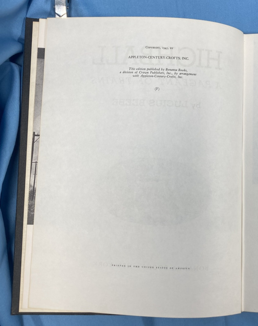 American Locomotives Pub 1950, 256 pages & Highball Pub 1945, 225 pages