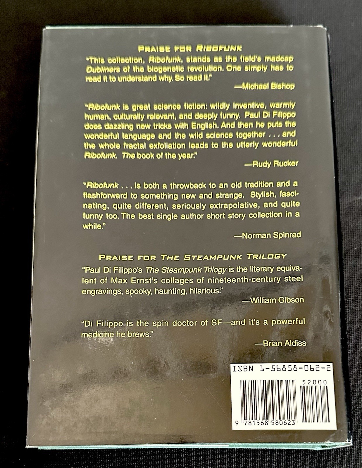 Ribofunk Paul Di Filippo 1st Edition 1st Printing 1996 HC DJ Biopunk Sci-Fi VG
