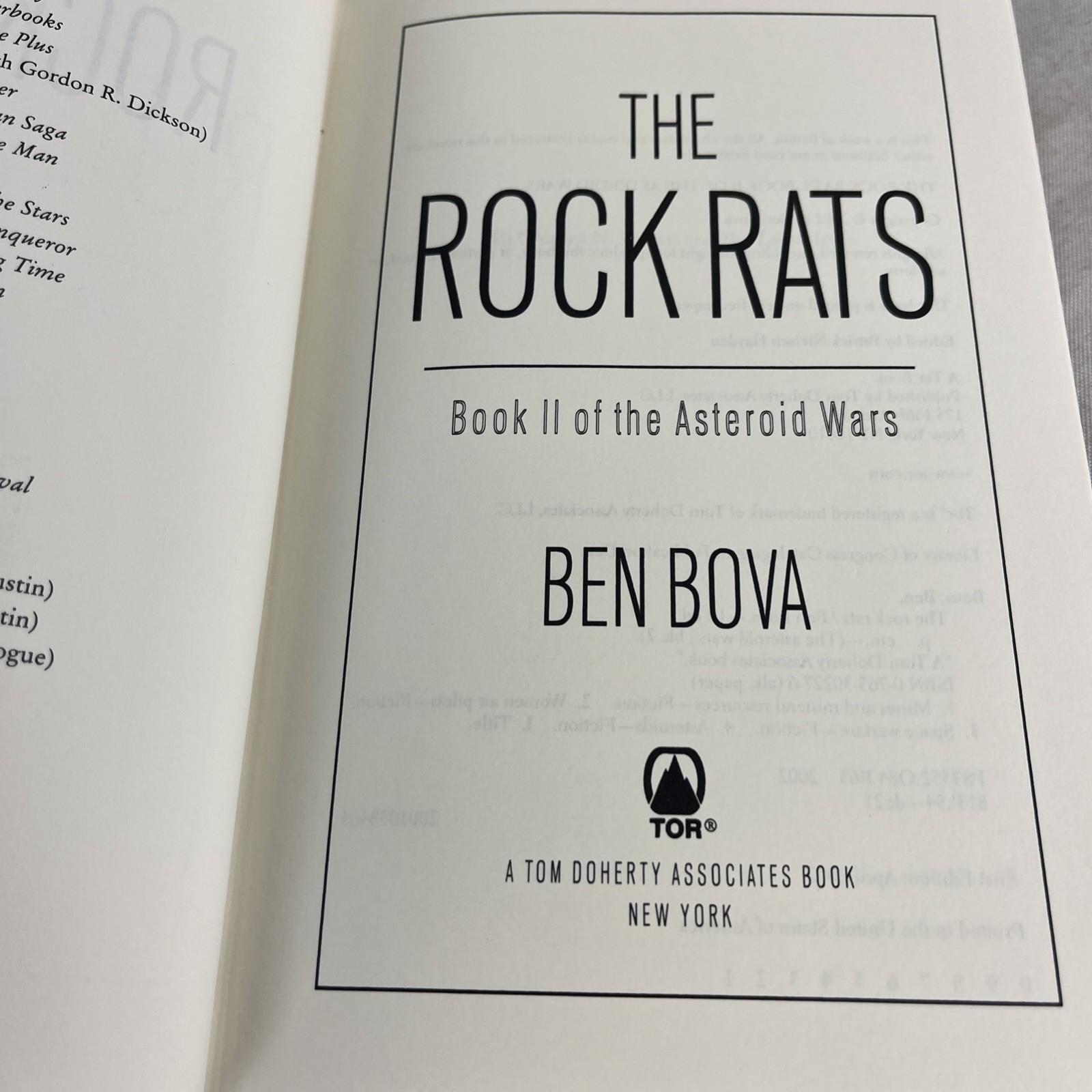 Ben Bova Hardcover Sci Fi Books – Lot of 4