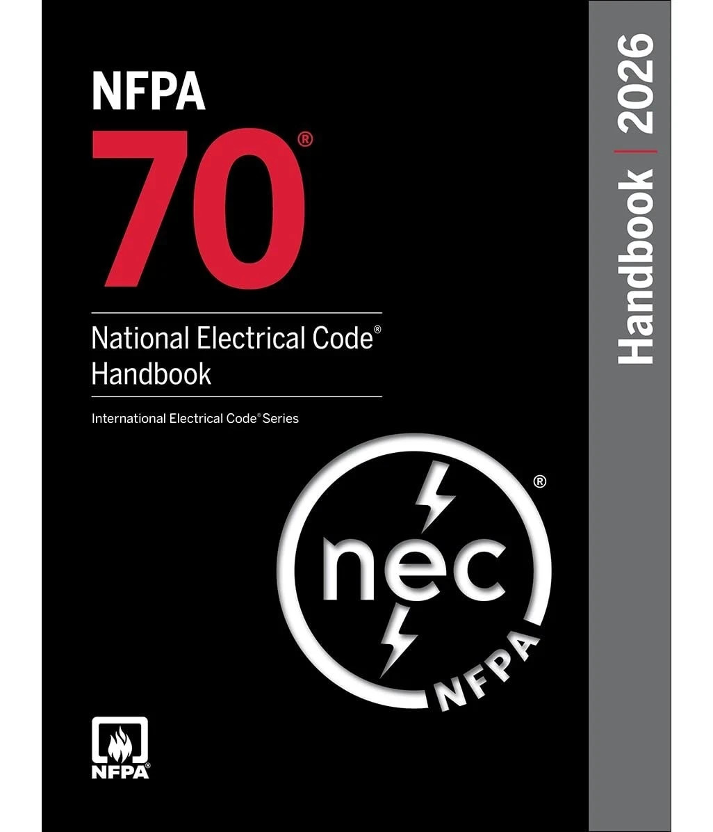 NFPA 70 National Electrical Code NEC Handbook 2026 Hardcover Index Tabs New