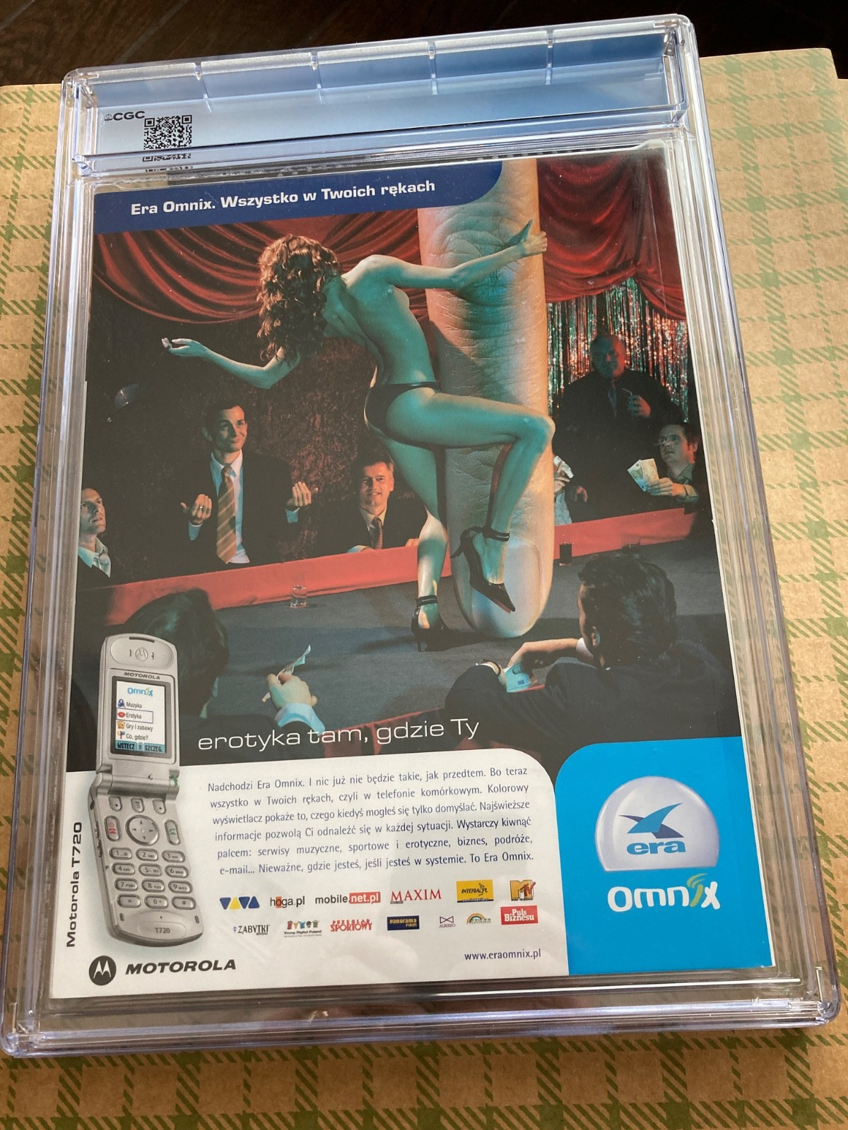 CGC Playboy POLISH JANUARY 2003 Kristy Swanson PLAYBOY POLISH CGC 8.5