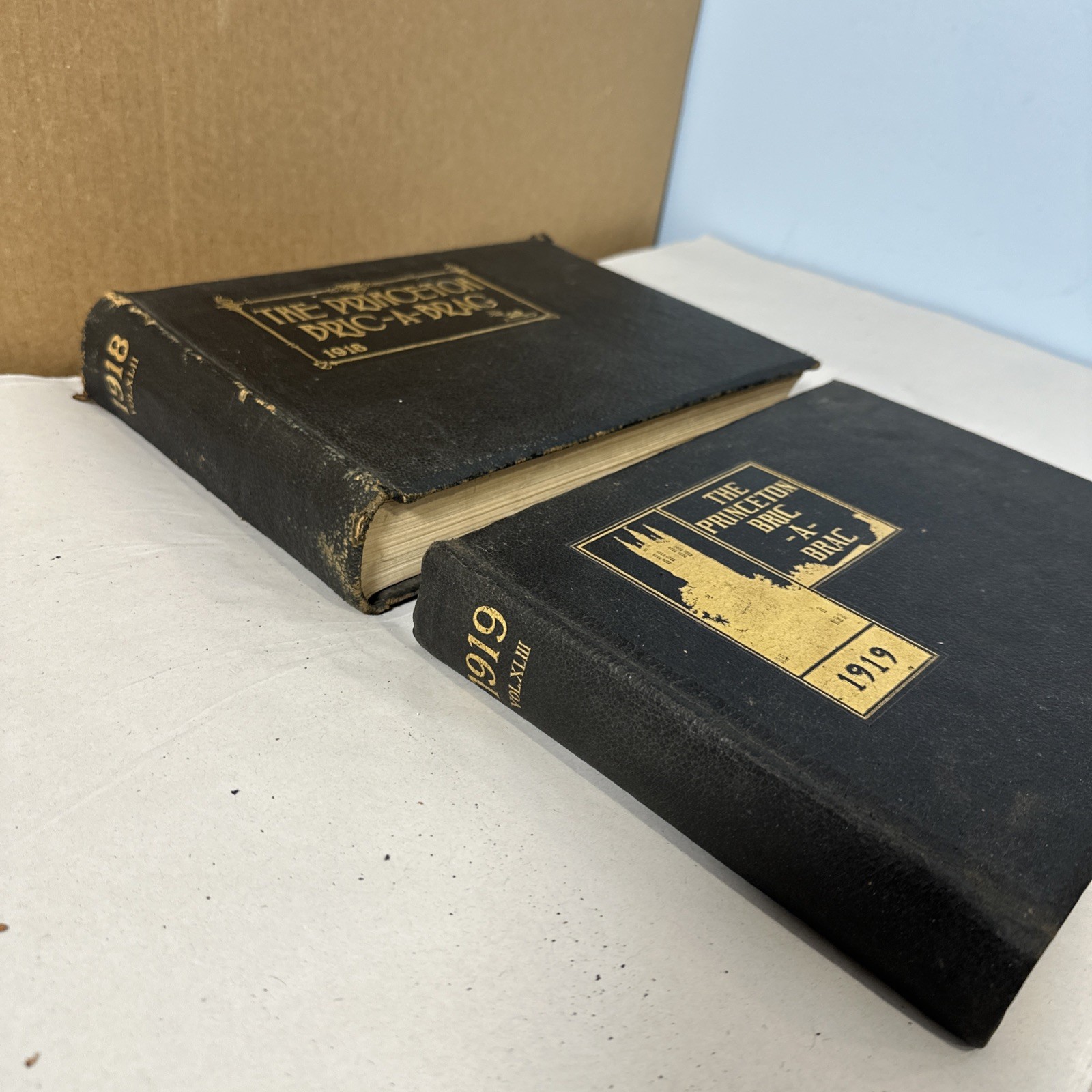The Princeton Bric A Brac 1918 & 1919 Yearbook F Scott Fitzgerald Gatsby Rare
