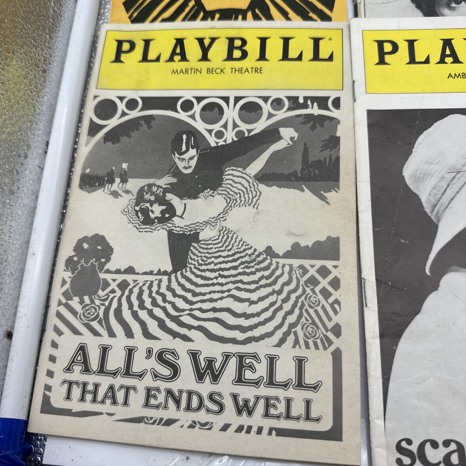 15 Vintage Playbills Theater Memorabilia Lot 1970s-2000s (45-16)