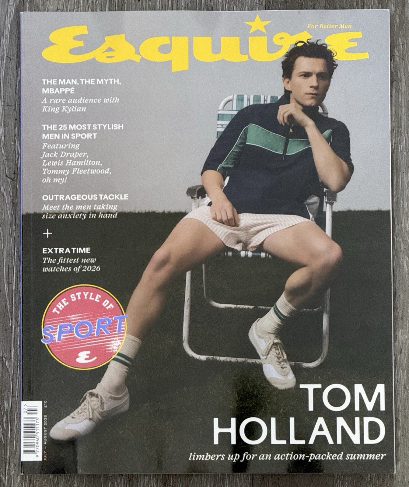 ESQUIRE MAGAZINE – UK EDITION – JULY/AUGUST 2026 – TOM HOLLAND – BRAND NEW