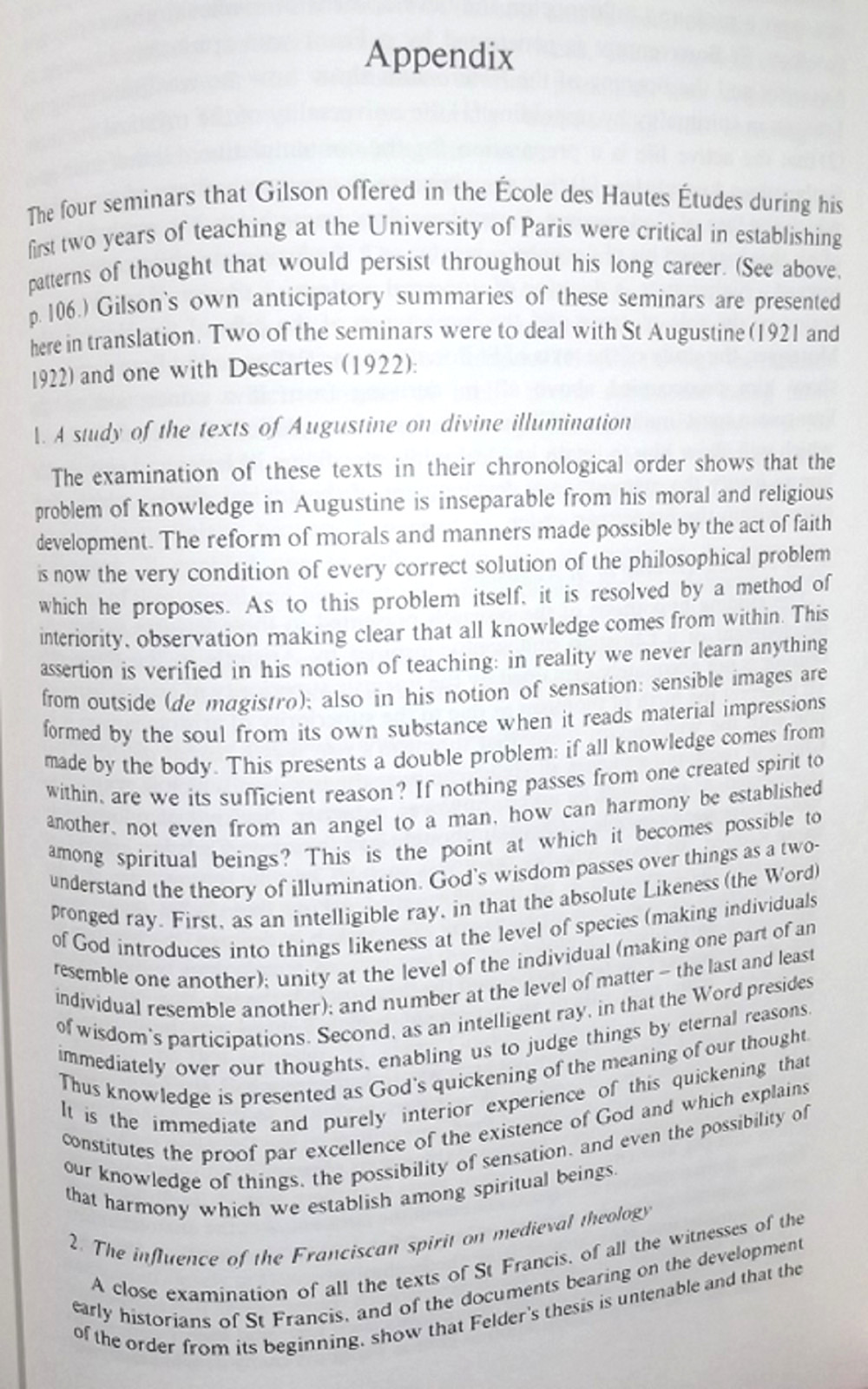 Etienne Gilson Biography Shook Pontifical Institute Mediaeval Studies ’84 XFine