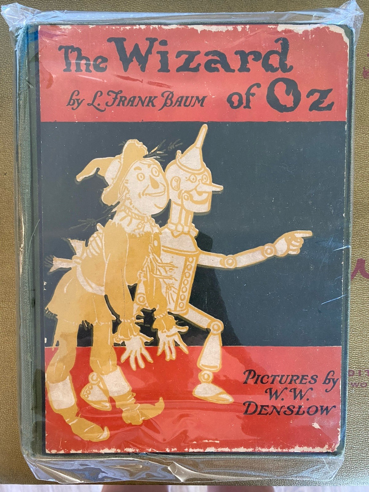 Vintage L. Frank Baum The Wizard of Oz Hardcover 1903 Bobbs-Merrill Illustrated