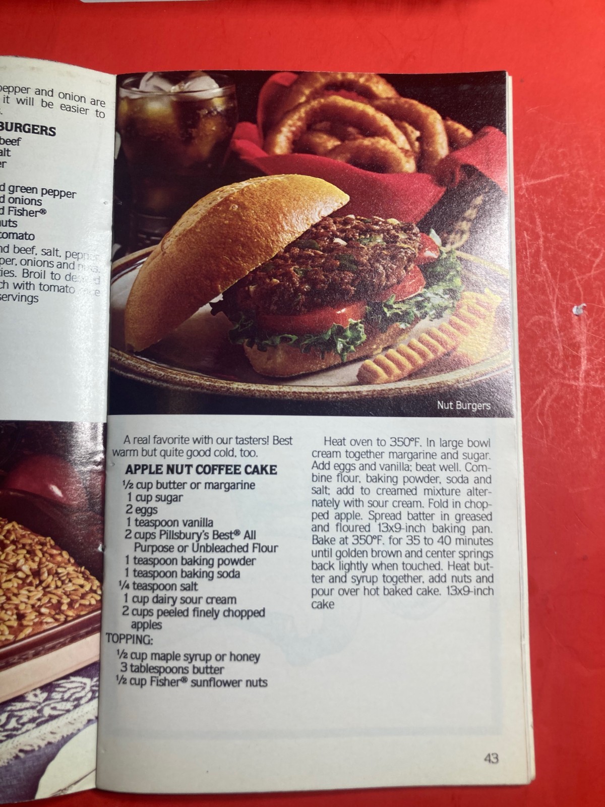 PILLSBURY GOING NUTS COOKING RECIPES COOKBOOK 96 PAGES 1991 CHRISTMAS