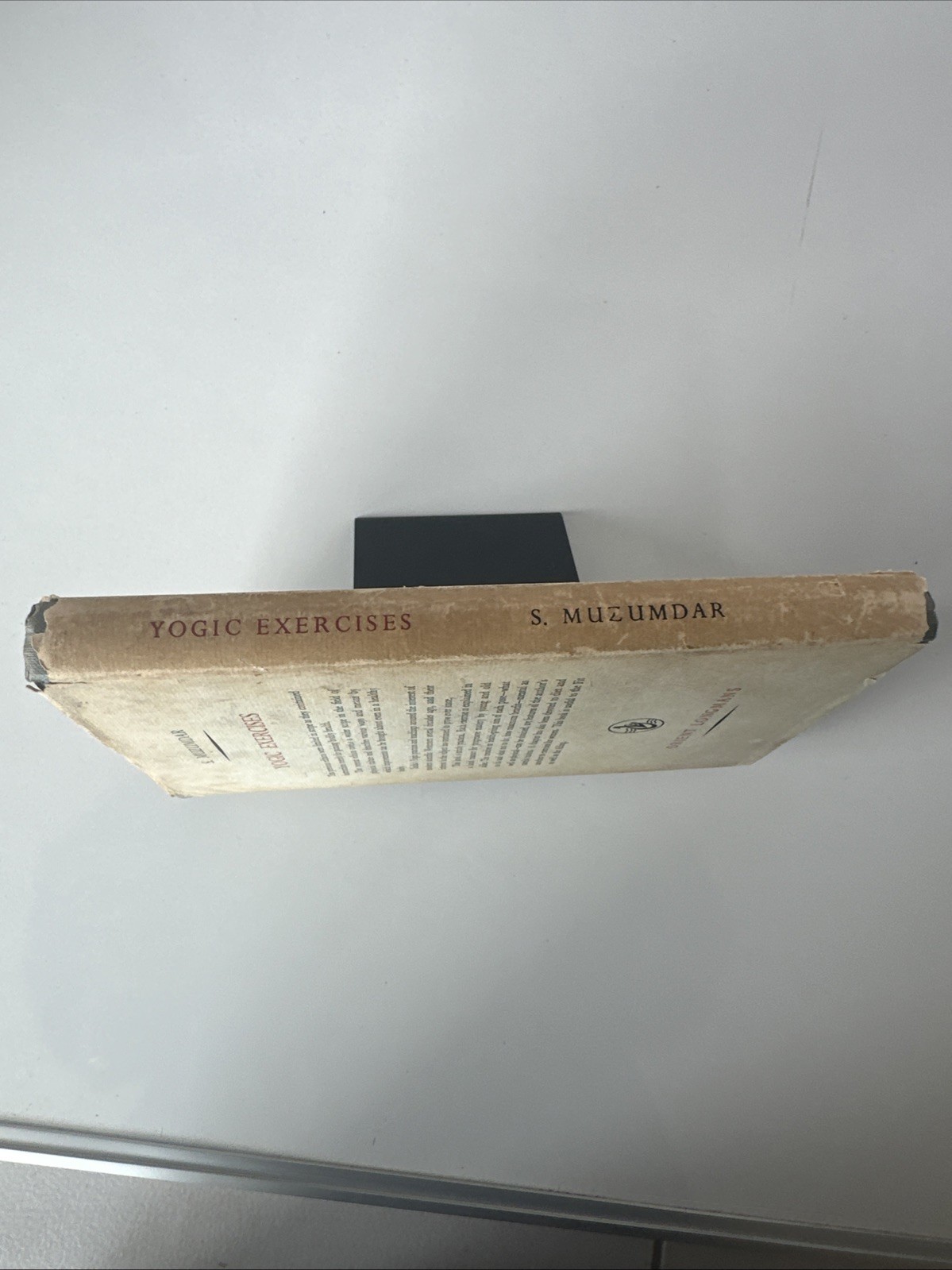 Yogic exercises for the Fit & Ailing- S. Muzumdar – 1956 HC DJ Orient Longmans,