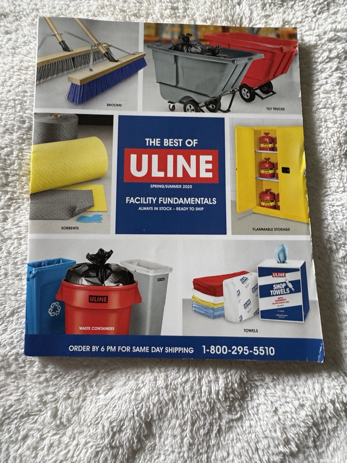 Uline Catalog Spring/Summer 2025 Very Good Plus/Excellent Condition 416 Pages