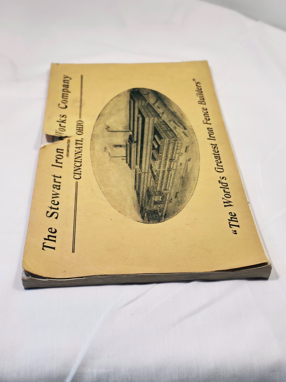 1917 Stewart Iron Works Catalog 50-A Fence Gates Ornamental Iron Cincinnati