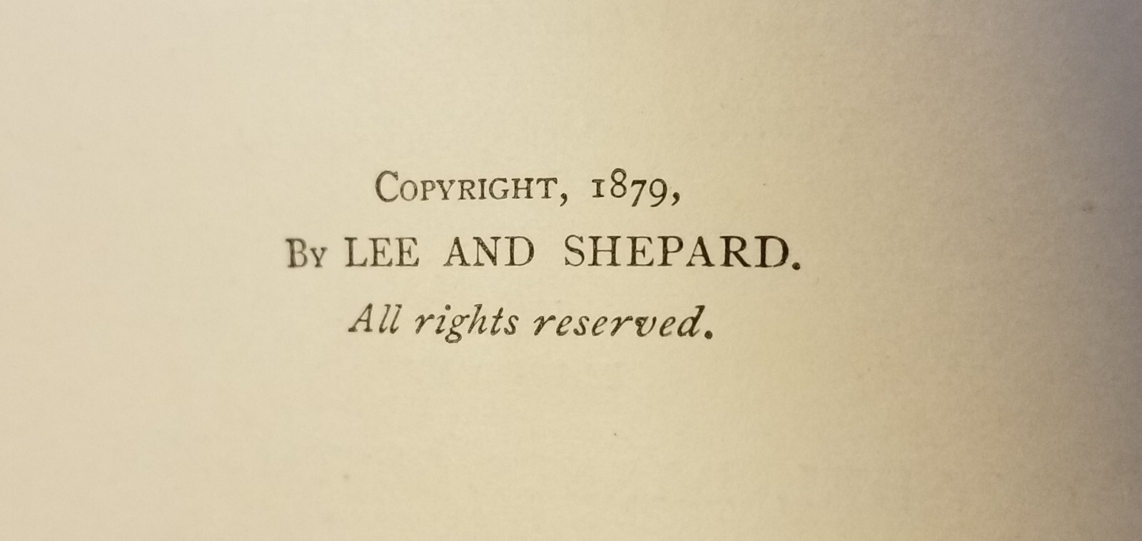 492: Maria Del Occidente “Zophiel; Or, The Bride of Seven” 1879 Lee and Shepard