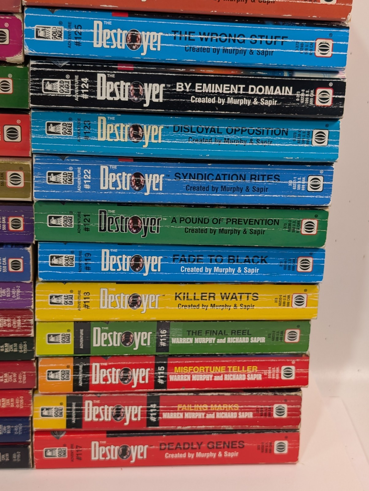 The Destroyer Series Lot 113 Books Warren Murphy Richard Sapir Remo Williams