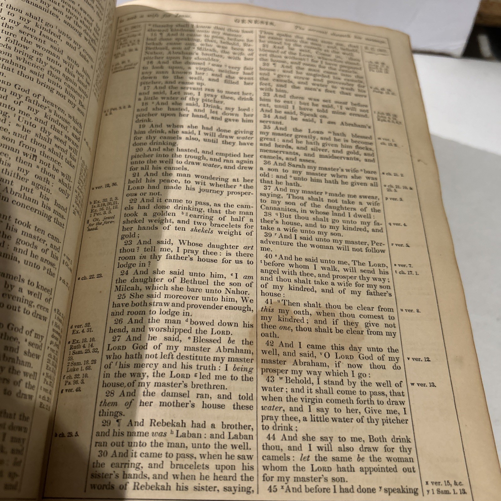 1887 Holy Bible – American Bible Society New York – Rebound
