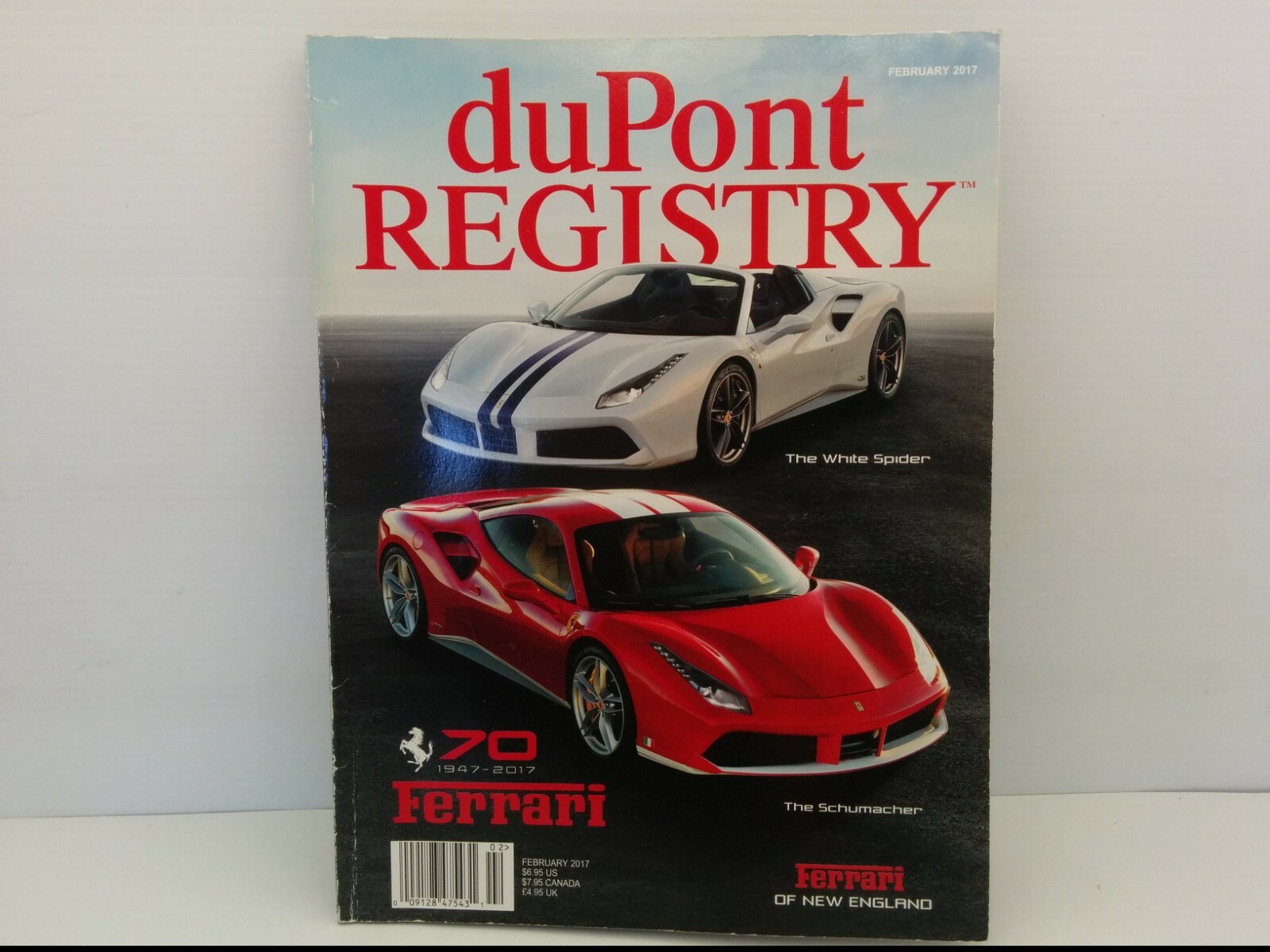 DUPONT REGISTRY, FEBRUARY 2017, THE WHITE SPIDER, THE SCHUMACHER, 143 PAGES