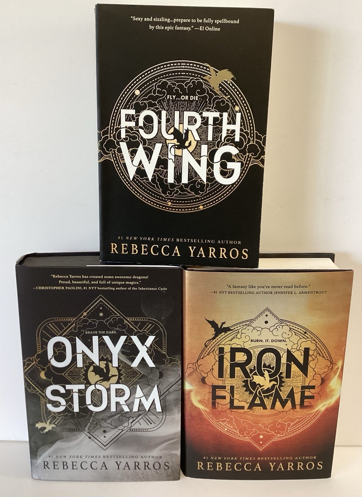 Rebecca Yarros THE EMPYREAN Complete Series Set 1-3 (2 Hardcover/1 Softcover)