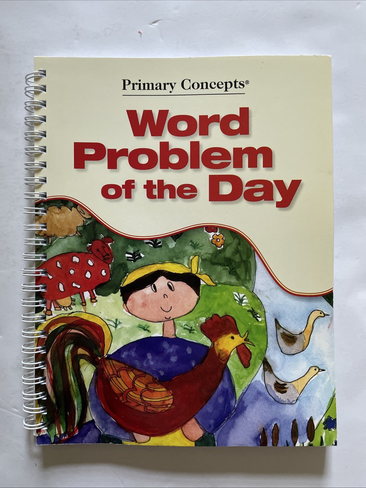 Primary Concepts – Word Problem of the Day 2020 Spiral Paperback VG