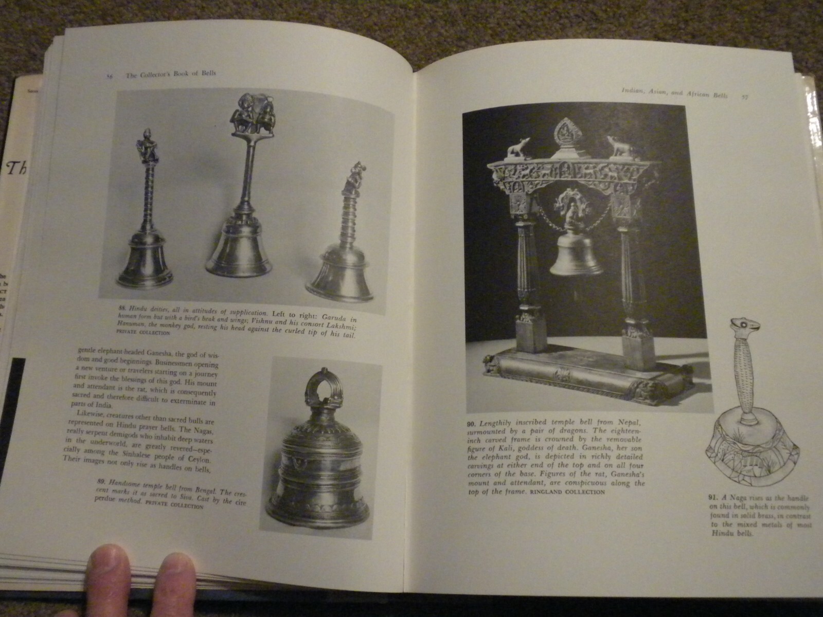 The Collector’s Book of Bells, L. Elsinore Springer, 243 Pages, HB 1st Edition