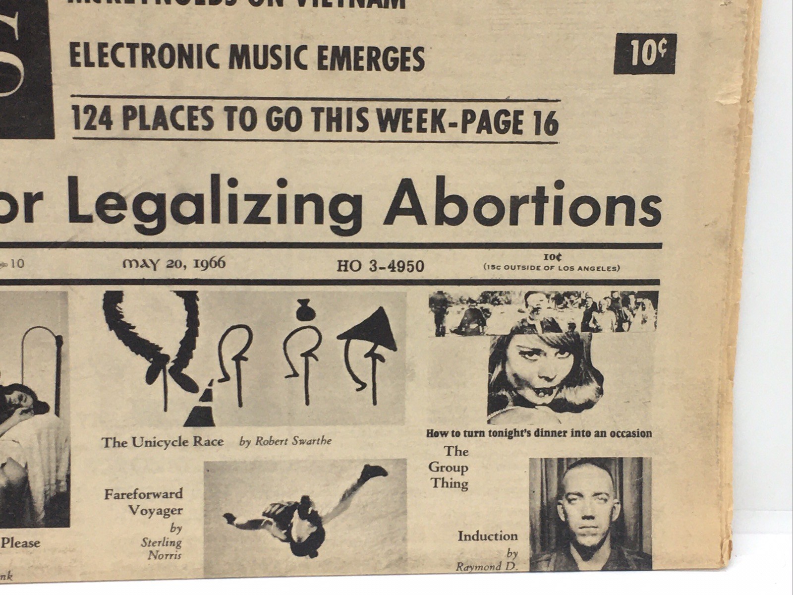 May 20, 1966 Los Angeles Free Press The Case For Legalizing Abortions, LSD