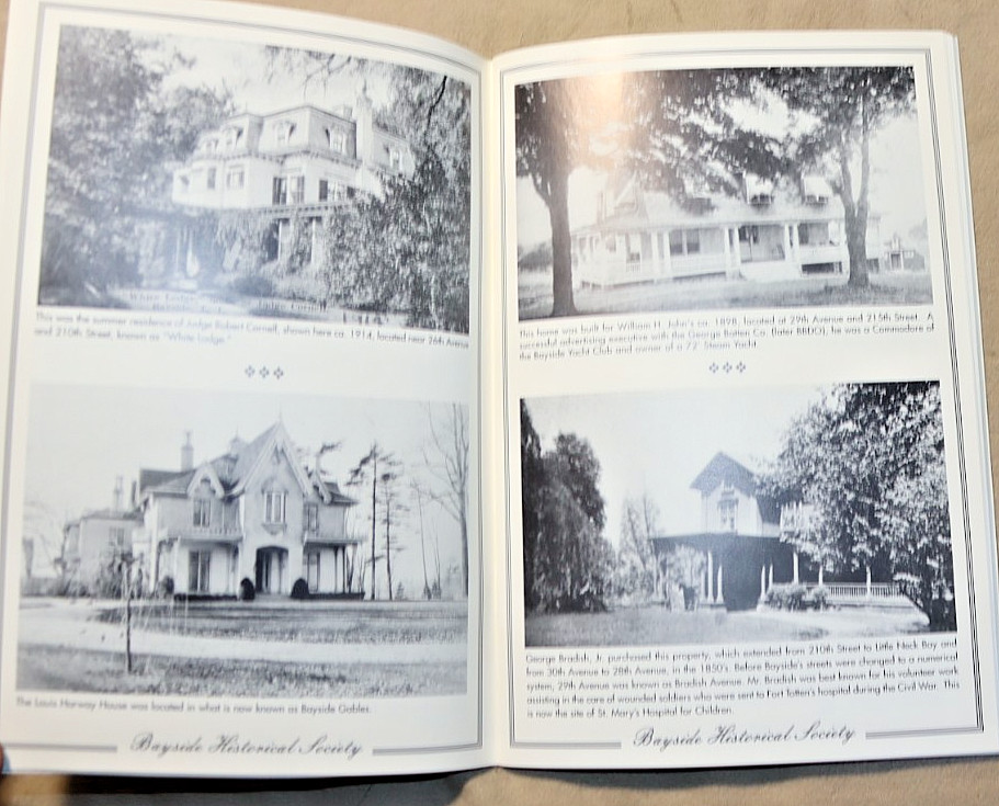 A PICTORIAL HISTORY OF BAYSIDE, Queens 1630’s-2002 72 page Historical Society