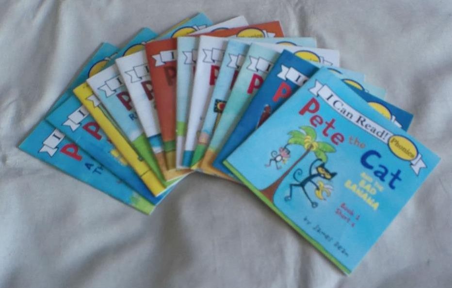 COMPLETE set of 12 Pete the Cat I Can Read! Phonics series books