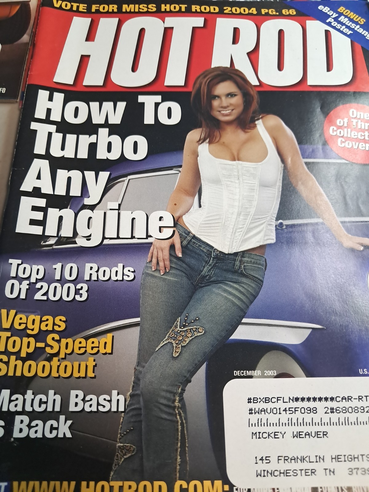 Vtg Lot Of 9 Hot Rod Magazines From 2003