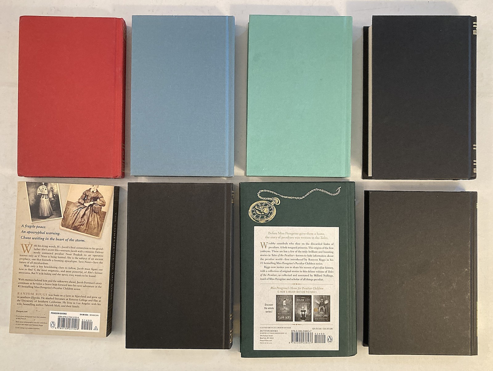 Lot of 8 by Ransom Riggs FIRST Editions/ first printings (2 SIGNED) HC/DJ VGC