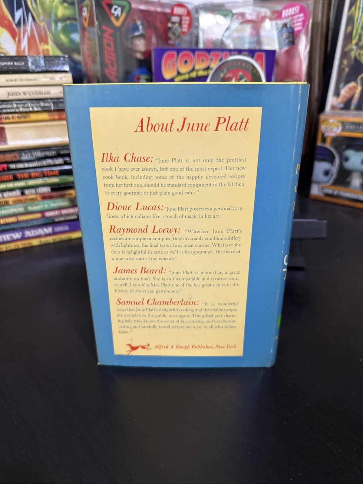 June Platt Cook Book Alfred A. Knopf 1958 1st Edition HB/DJ Vintage Cook Book