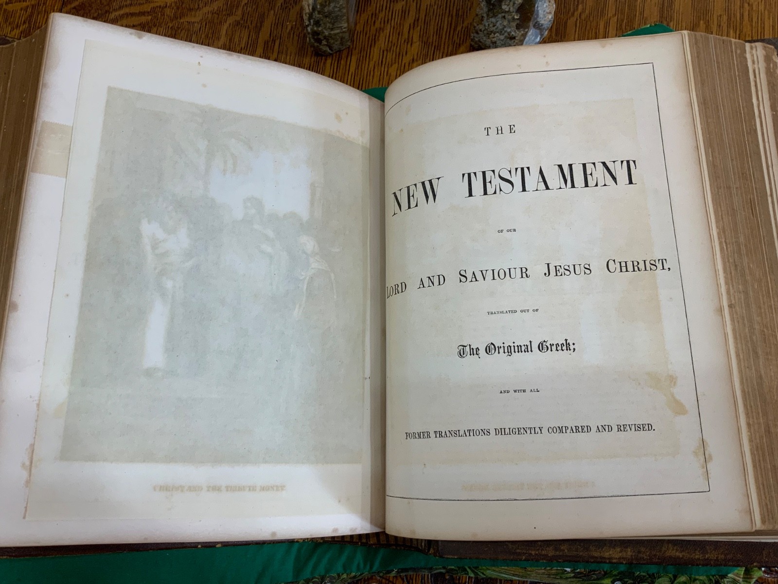 1874 Holy Bible Old & New Testament + Apocrypha Philadelphia Holman Imprint