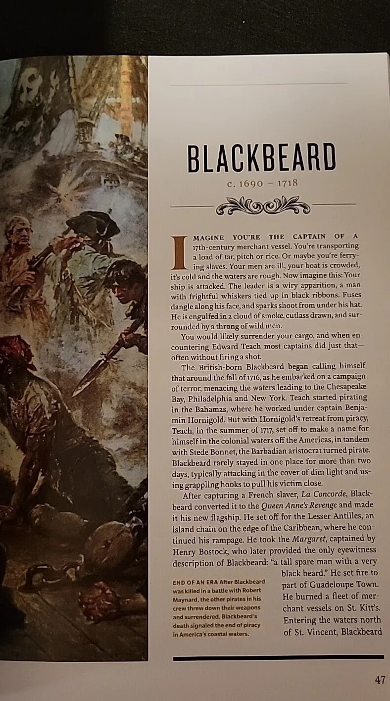 LIFE Explores The Golden Age of Pirates Magazine Special Edition 2022 Blackbeard