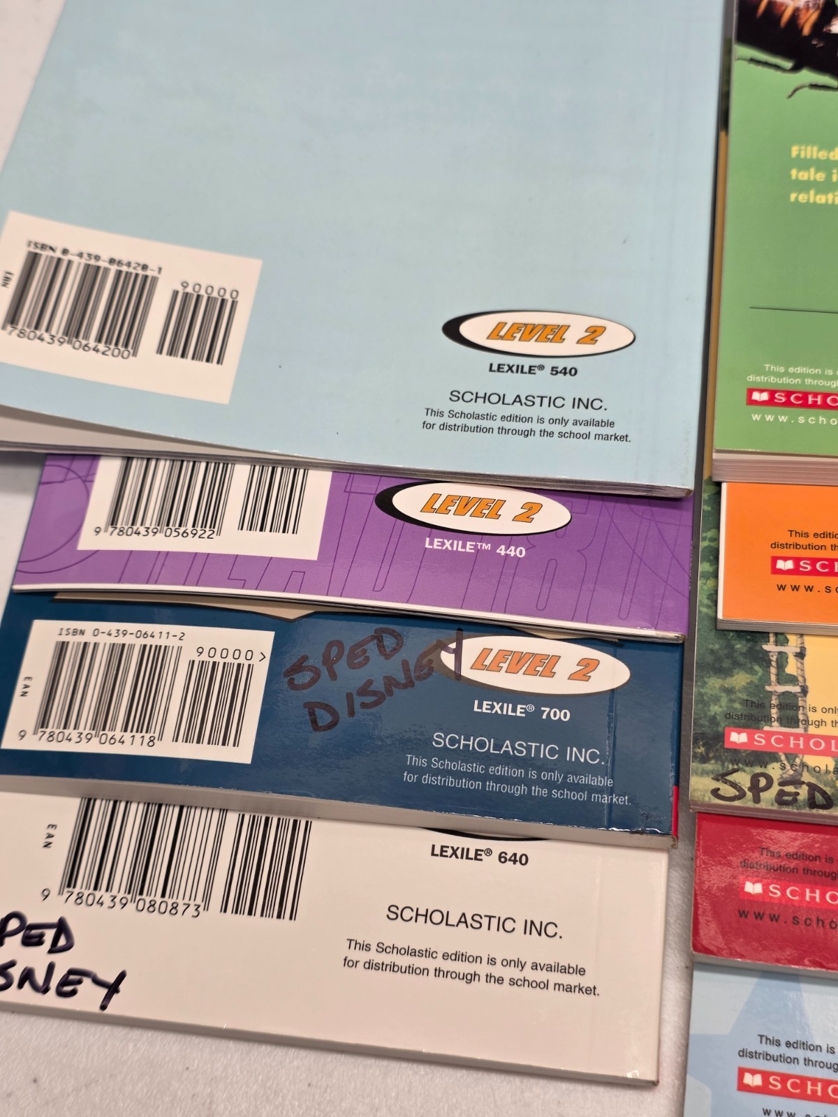 3rd-5th Grade – Scholastic READ 180 – Stage A, Level 2 Reading Books (9 books)