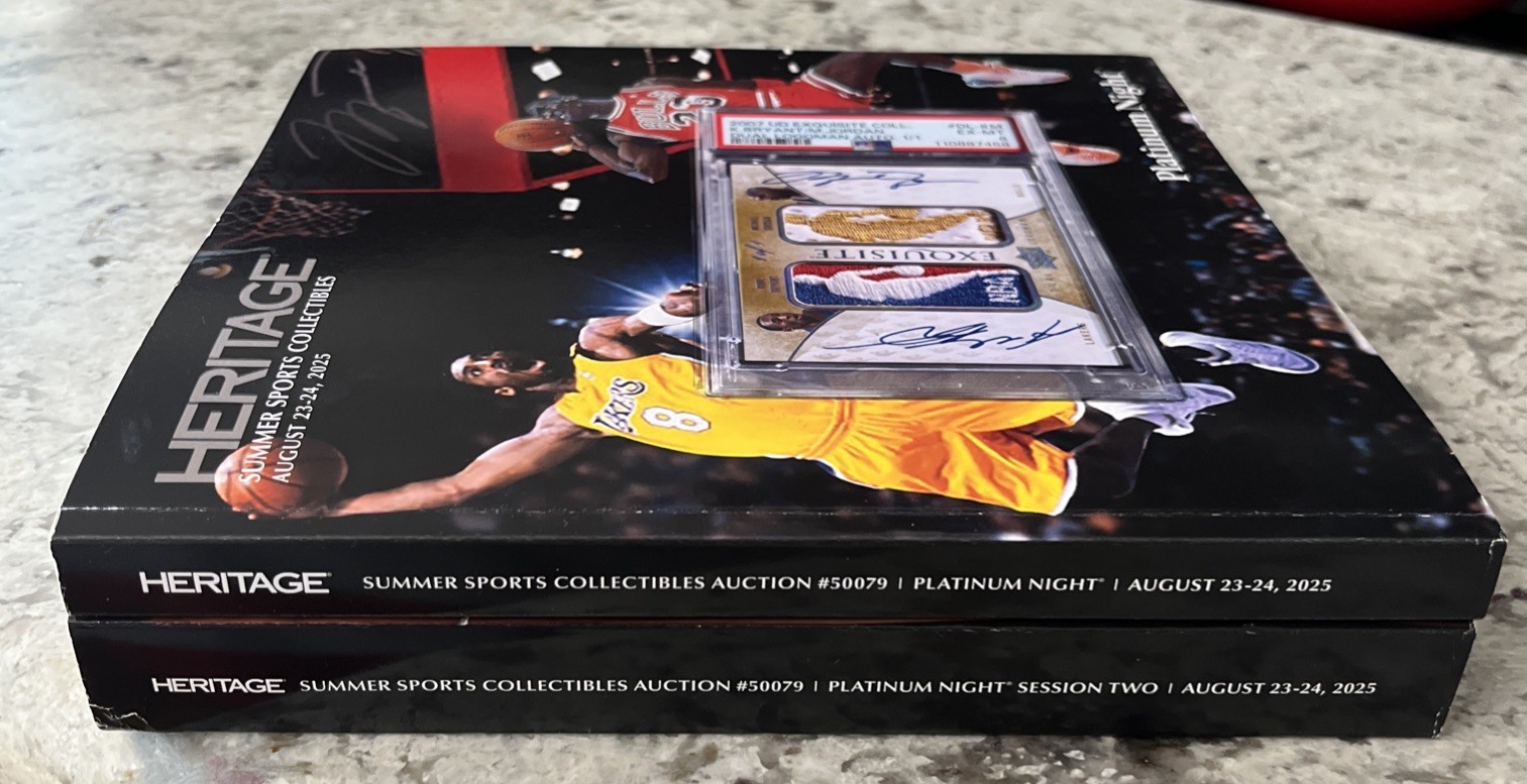 2025 Heritage Sports Card August 23-24, 2025 Auction 2 Catalogs. 900+ Pages