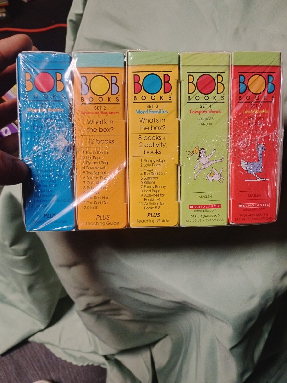 SCHOLASTIC BOB BOOKS COMPLETE 5 BOX SET COLLECTION (SET #1 – 5)